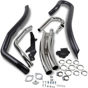 Cobra Speedster Swept Exhaust System Black Curved Long Full System Each