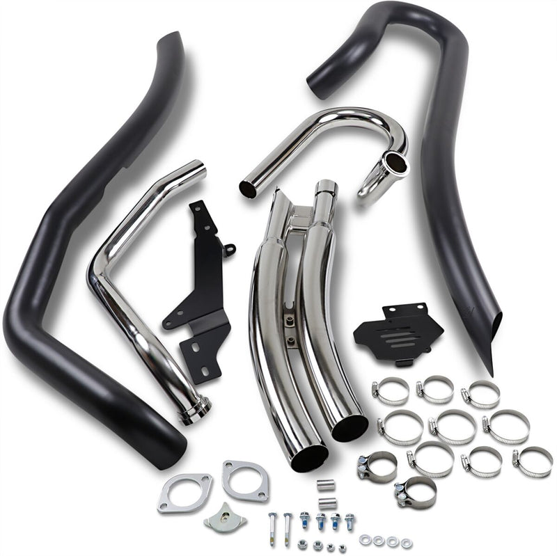 Cobra Speedster Swept Exhaust System Black Curved Long Full System Each