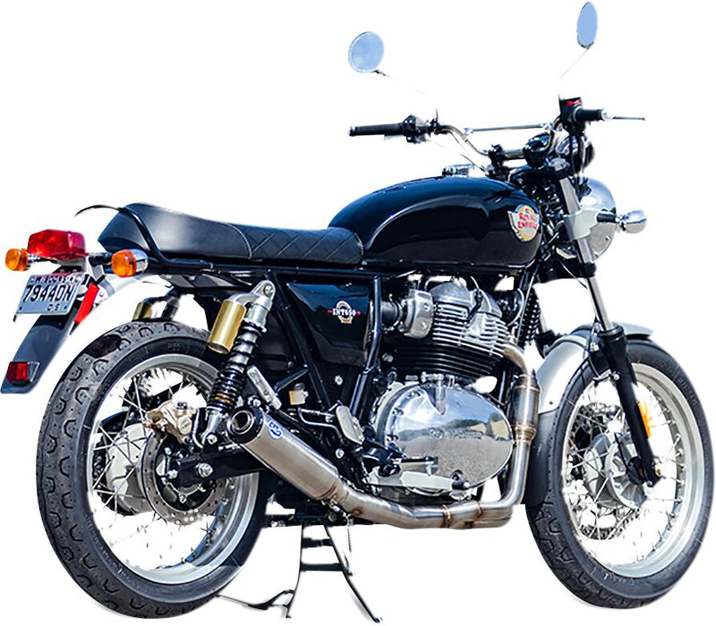 S&S Cycle Qualifier 2:1 Race Only Exhaust System for 2019-2023 ROYAL ENFIELD Full System Stainless Steel #550-1031