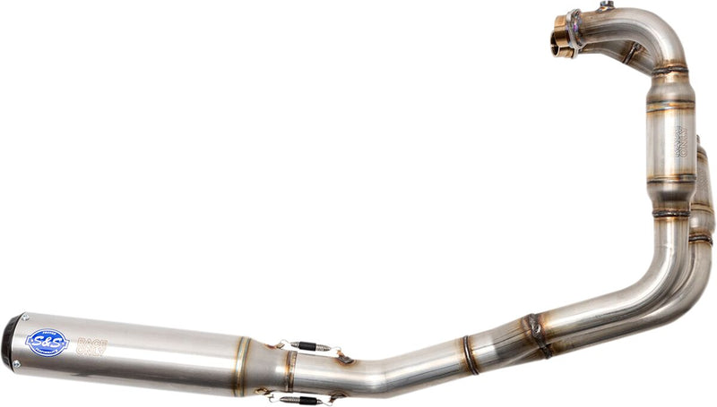 S&S Cycle Qualifier 2:1 Race Only Exhaust System for 2019-2023 ROYAL ENFIELD Full System Stainless Steel #550-1031