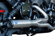 S&S Cycle 2-into-1 Qualifier Exhaust System for 2022-2026 INDIAN CHIEF Brushed Stainless Silver 49 State #550-1115