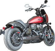 S&S Cycle 2-into-1 Qualifier Exhaust System for 2022-2026 INDIAN CHIEF Guardian Black 49 State