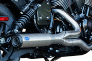 S&S Cycle 2-into-1 Qualifier Exhaust System for 2022-2026 INDIAN CHIEF Brushed Stainless Silver Race