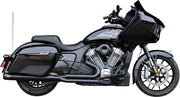 S&S Cycle 2-into-1 Qualifier Exhaust System for 2020-2026 INDIAN Guardian Black 49 State #550-1133