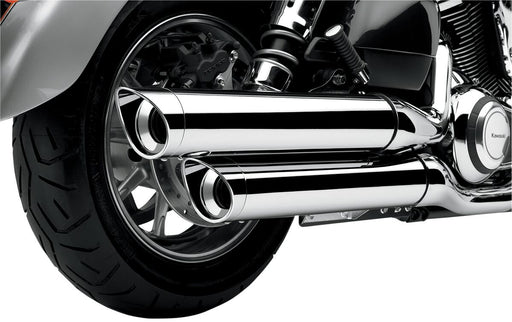 Cobra Slip-On Mufflers Straight Can Pair