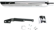 Cobra 4" Slip-On Muffler Chrome Round Steel Each