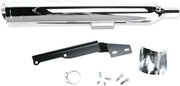 Cobra 4" Slip-On Muffler Chrome Round Steel Each