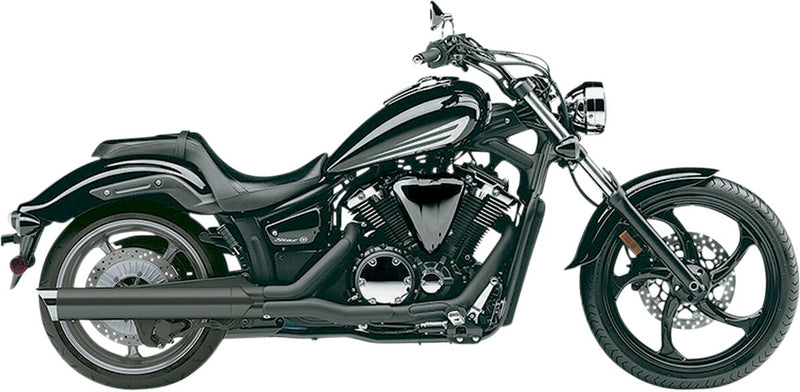 Cobra 4" Slip-On Muffler Black Round Steel