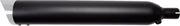 Cobra 4" Slip-On Muffler Black Round Steel Each