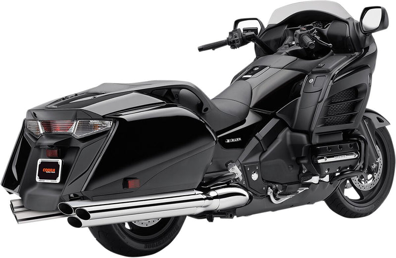 Cobra 6-into-6 Slip-On Mufflers Straight Can Pair