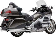 Cobra 6-into-6 Slip-On Mufflers Straight Can Pair