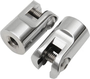 Accutronix  Peg Mounts Rear Folding Chrome - Part #123599