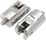 Accutronix  Peg Mounts Rear Folding Chrome - Part #123600