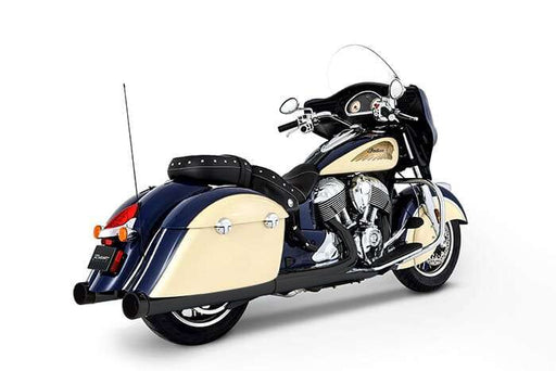 Muffler Slip-On 4" Duals for Indian Chief Vintage, Dark Horse