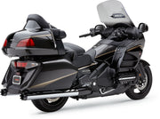 Cobra 4" Slip-On Mufflers Chrome Round Pair