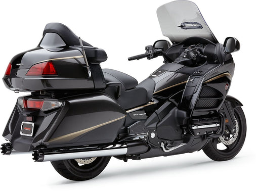 Cobra 4" Slip-On Mufflers Chrome Round Pair