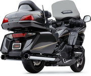 Cobra 4" Slip-On Mufflers Chrome Round Pair