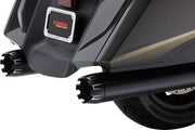 Cobra 4" Slip-On Mufflers Black Round Pair