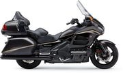 Cobra 4" Slip-On Mufflers Black Round Pair