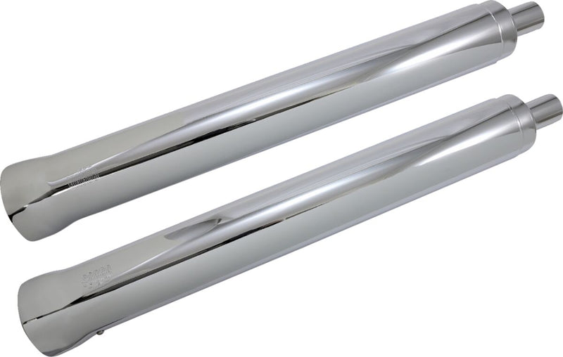 Cobra Neighbour Haters Slip-On Mufflers In Chrome For Indian 2014-2022 Chief/Classic, Dark Horse, Vintage & Roadmaster Classic Models