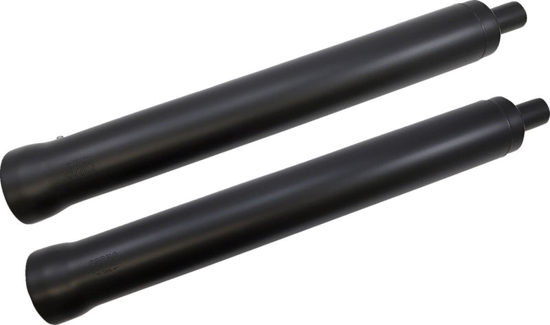 Cobra Neighbour Haters Slip-On Mufflers In Black For Indian 2014-2022 Chief/Classic, Dark Horse, Vintage & Roadmaster Classic Models