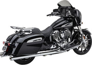 Cobra 4 Inch Neighbour Haters Slip-On Mufflers In Chrome For Indian 2015-2024 Roadmaster, 2017-2024 Springfield & 2018-2020 Chieftain Models