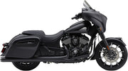 Cobra 4 Inch Neighbour Hater Dual Cut Slip-On Mufflers In Black For Indian 2018-2020 Chieftain Classic 2016-2024 Springfield, 2015-2024 Roadmaster & 2018-2020 Roadmaster Elite Models
