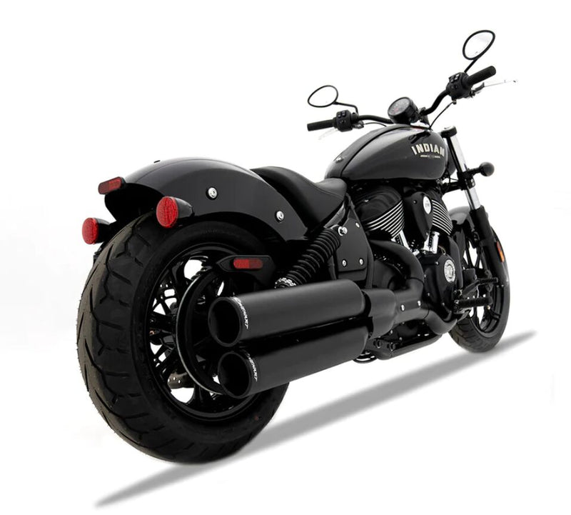 Rinehart Racing 4" Slip-On Mufflers for Indian Chief for 2020-2026 INDIAN Right Set