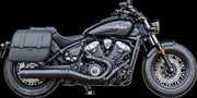 S&S Cycle Grand National Slip-On Mufflers for 2025-2026 INDIAN Guardian Black #550-1121