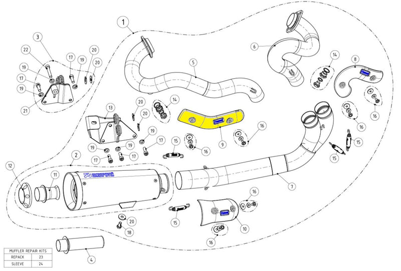 Heat Shield V-Rod