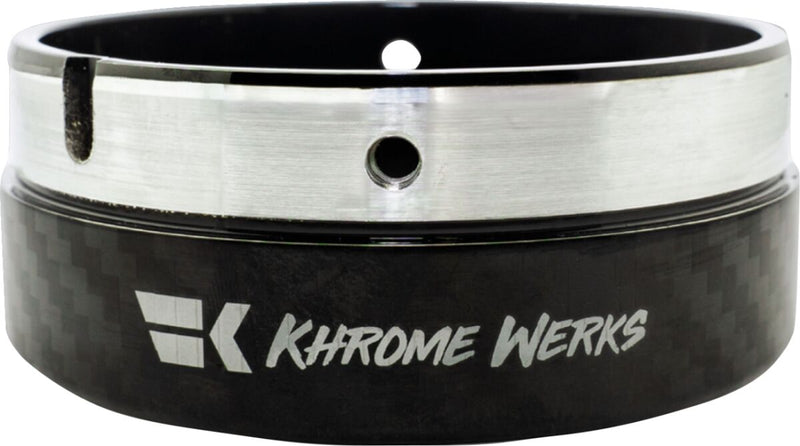 Khrome Werks Billet-Tip Exhaust End Cap Carbon #200880P