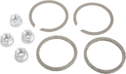 James Exhaust Gasket & Mount Kit (With Stock 84-90 Style Gaskets): Wire/Graphite Gaskets & Flange Nuts For 1984-2025 B.T, 1986-2022 XL, 2008-2012 1987-2010 Buell XB Models #JGI-65324-83-KW2