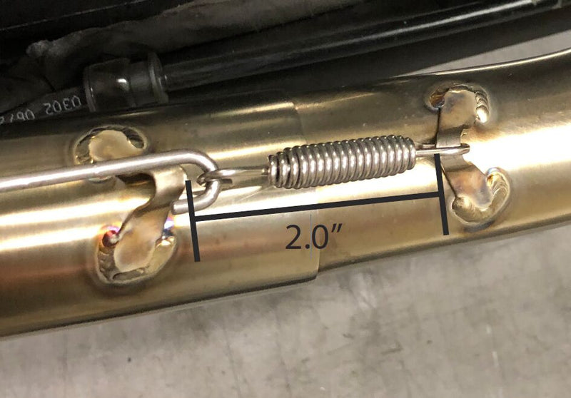 Exhaust Spring Silver