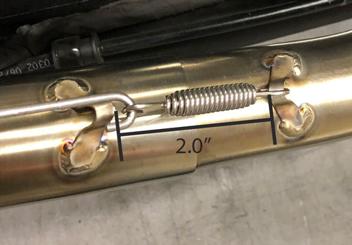 Exhaust Spring Silver