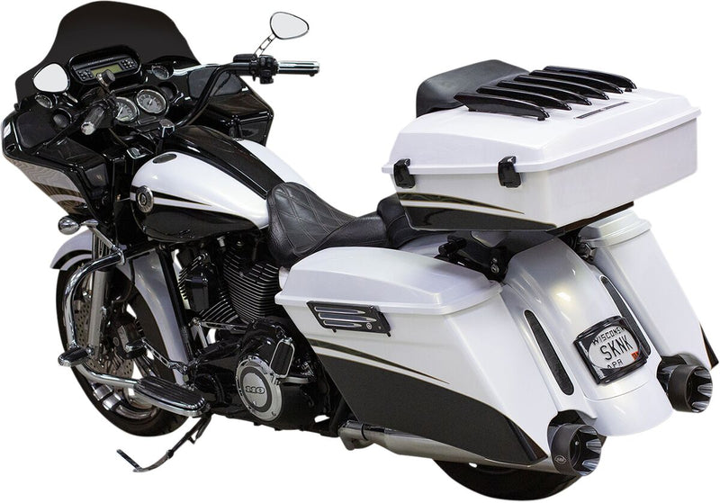 S&S Cycle Chrome Shadow Muffler Kit for 1995-2008 Harley-Davidson Touring Models