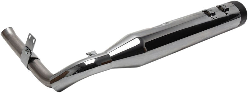 S&S Cycle Chrome Shadow Muffler Kit for 1995-2008 Harley-Davidson Touring Models