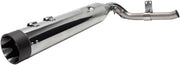 S&S Cycle Chrome Shadow Muffler Kit for 1995-2008 Harley-Davidson Touring Models #550-0829