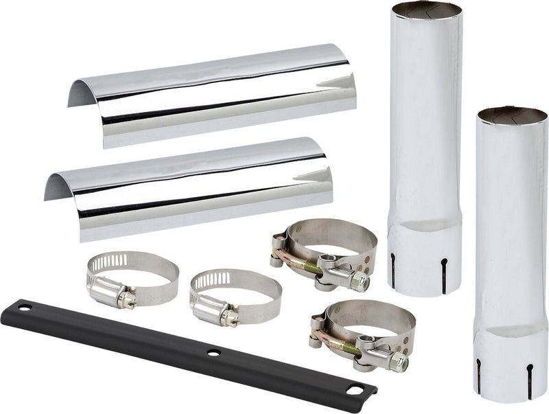 Exhaust Extensions Kit Chrome #60-120