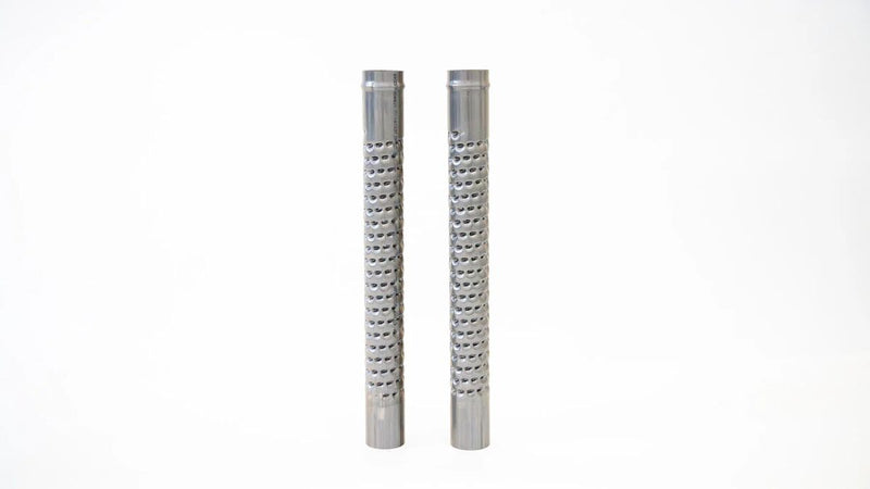 Rinehart Racing Baffle Stainless Steel Quiet Core Noise Damper Insert Pair #100-0182