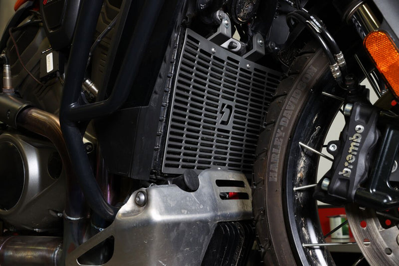 Dynojet-Harley Radiator Guard for 2021-2022 Harley-Davidson RA 1250 Anodised Grey 6061 Aluminium #61300104