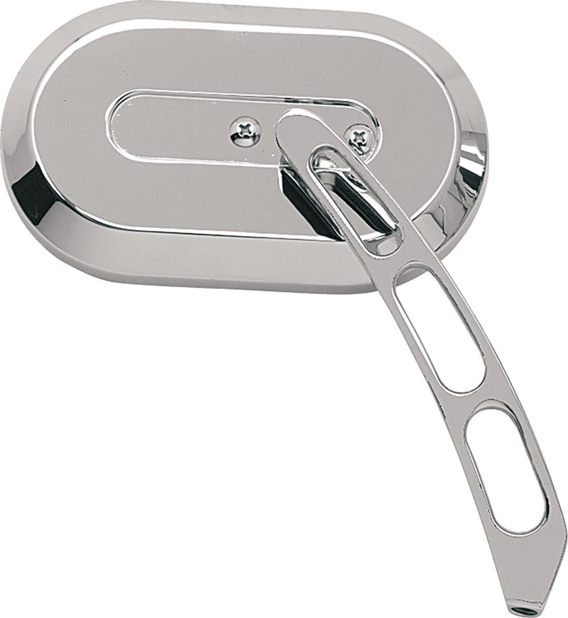 Drag Specialties Large Oval Mirror #60-6232LBL1