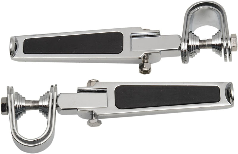 Drag Specialties Foot pegs with Rubber Inlay #17-6452BXLB1