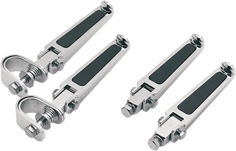 Drag Specialties Foot pegs with Rubber Inlay #17-6452BXLB1