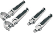 Drag Specialties Foot pegs with Rubber Inlay #17-6452A BXLB1