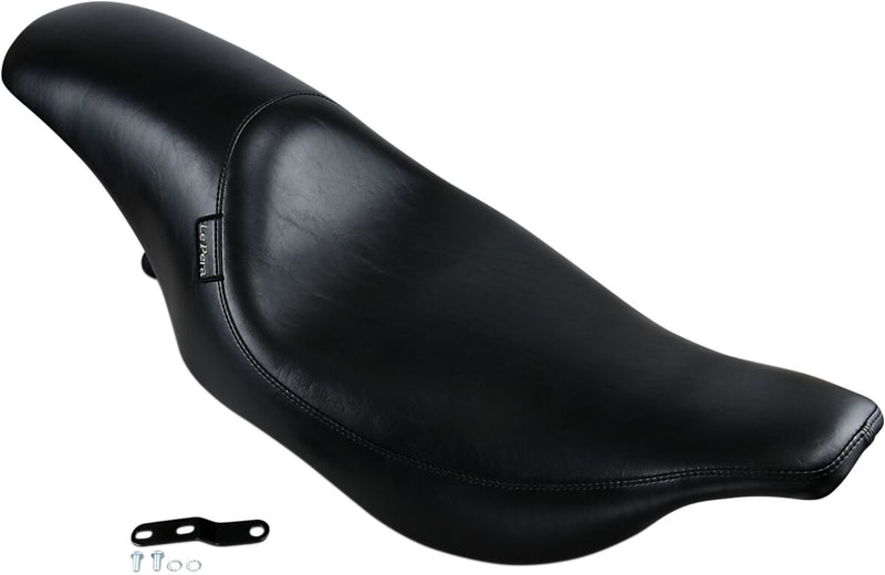 Le Pera Silhouette Foam Seat 12 Inch Rider Width in Black For Harley-Davidson 2002-2007 Touring FLHT, FLHS Models
