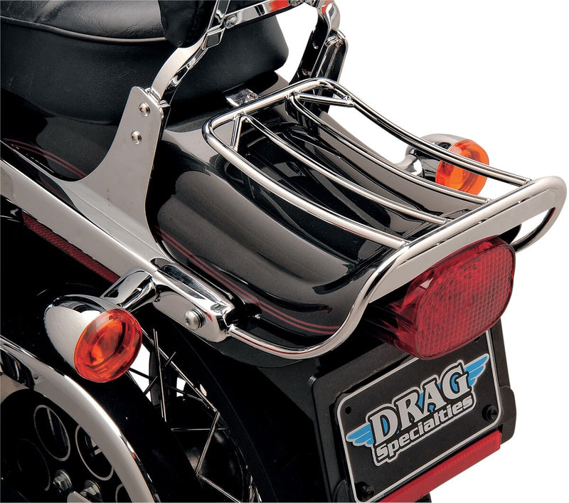 Drag Specialties Bobtail Mudguard Luggage Rack Fits Harley-Davidson Dyna Models 2002-2005
