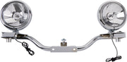 Cobra Lightbar with Spotlight Light Bar Square-Cornered Bar Front Shallow Spotlight