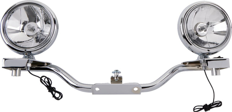 Cobra Lightbar with Spotlight Light Bar Square-Cornered Bar Front Shallow Spotlight