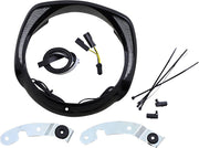 Ciro Headlight Bezel Fang Led Black - Part #124328