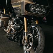 Custom Dynamics Black Chrome 5.75 in. TruBeam Headlight for 2015-2025 Harley-Davidson Touring Motorcycles